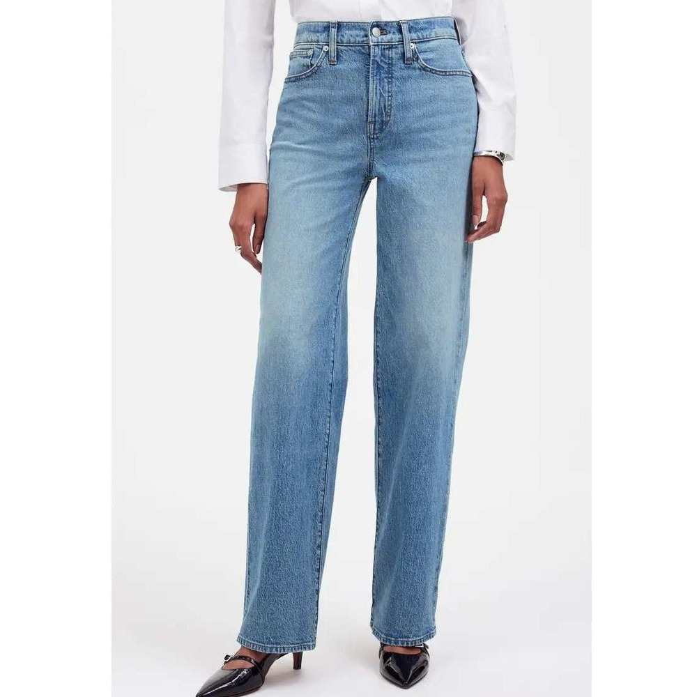 Madewell The Perfect Vintage Wide Leg Comfort Stretch Jeans: Enmore Wash Size 30